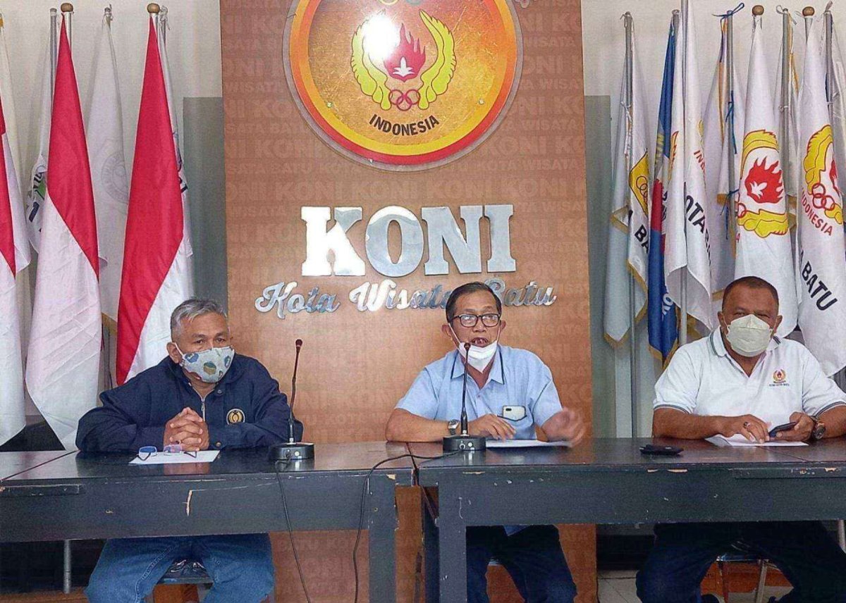 Jumpa Pers, KONI Kota Batu Peringati Haornas dan Lepas Atlet PON XX 2021
