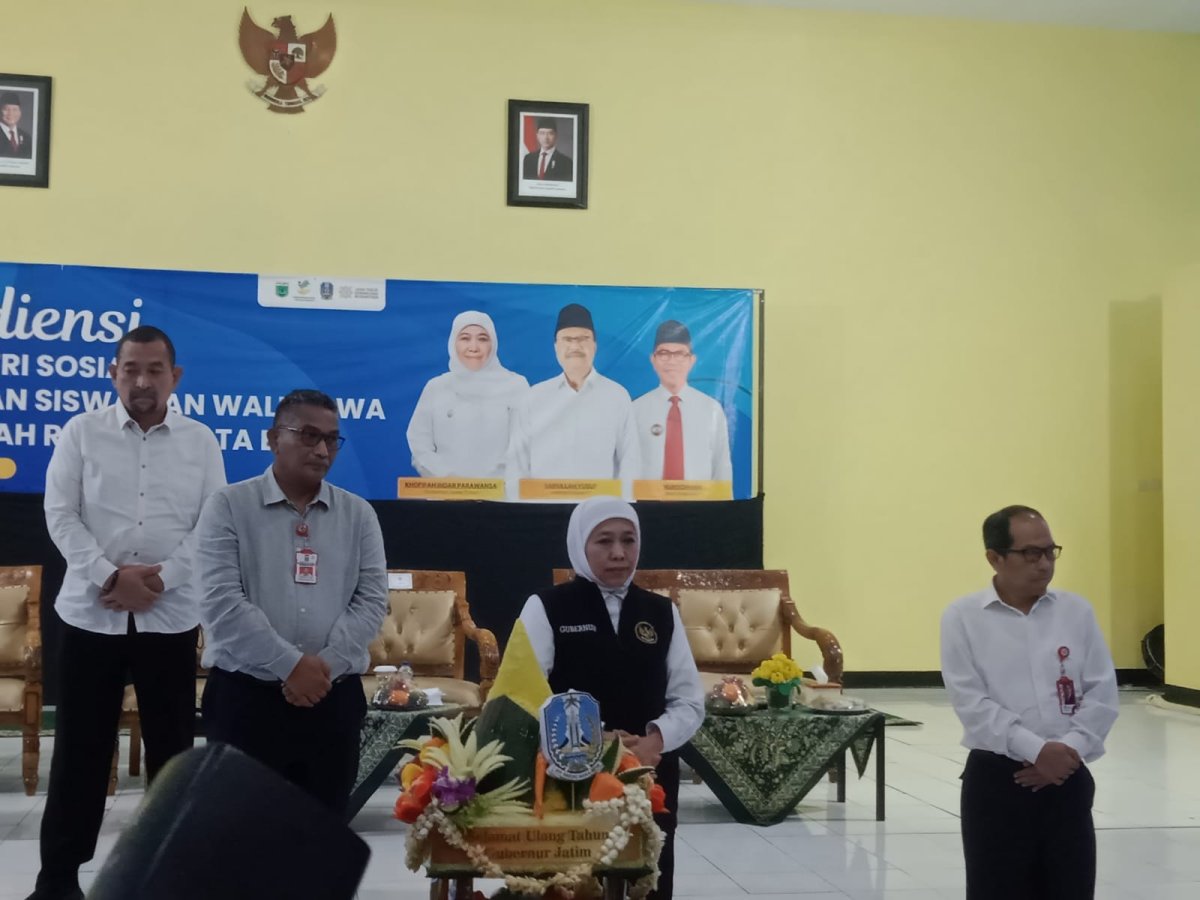 Dukung Penuh Program Presiden RI, Prabowo Subianto, Gubernur Jatim, Kofifah Hadiri Peresmian Sekolah Rakyat di Kota Batu