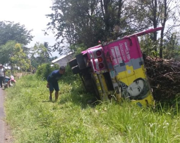 Warga Pagak Meninggal Tertindih Truk Tebu