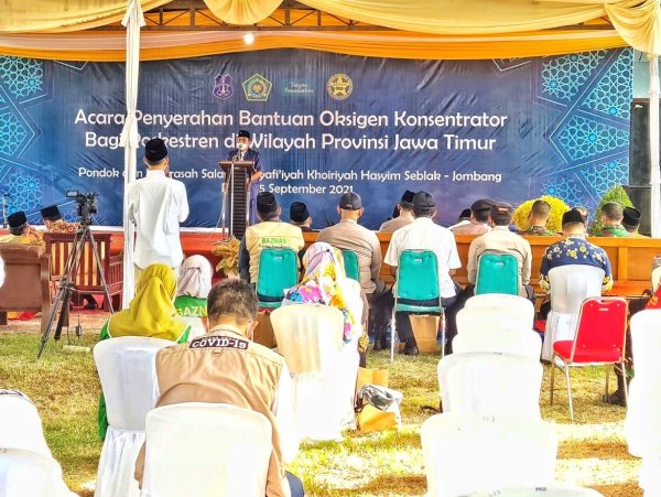 Berpartisipasi Halau Covid-19, ASTana Distribusikan Oksigen Konsentrator ke Ponpes