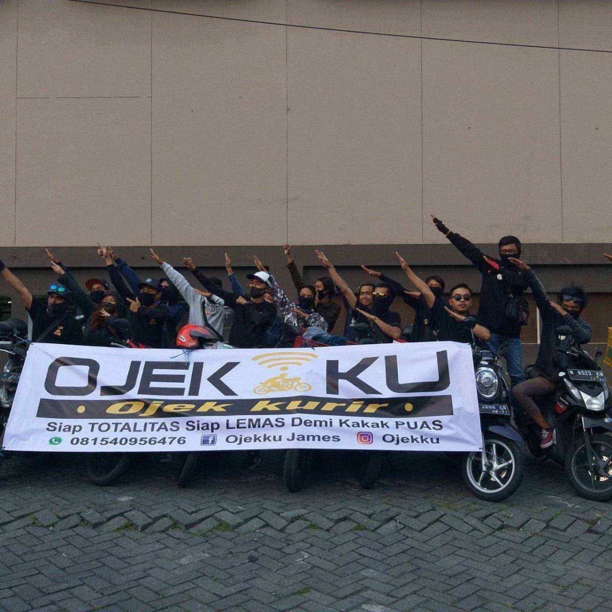 Ditengah Pandemi Covid-19, Ojekku Bagikan 1000 Takjil “Gratis”