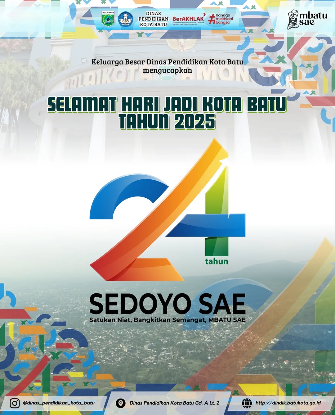 Iklan Ucapan Hari Jadi Kota Batu ke-24