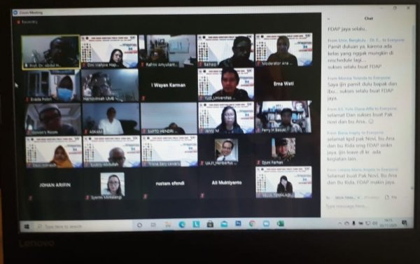 Tingkatkan Mutu Laporan Keuangan Saat Pandemi, FDAP Gelar Webinar Nasional