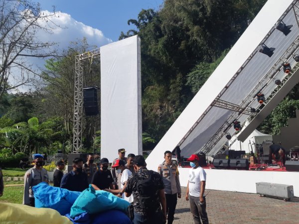 Kapolres Batu AKBP Oskar, Pimpin Pengamanan Youthland Music Festival Pujon