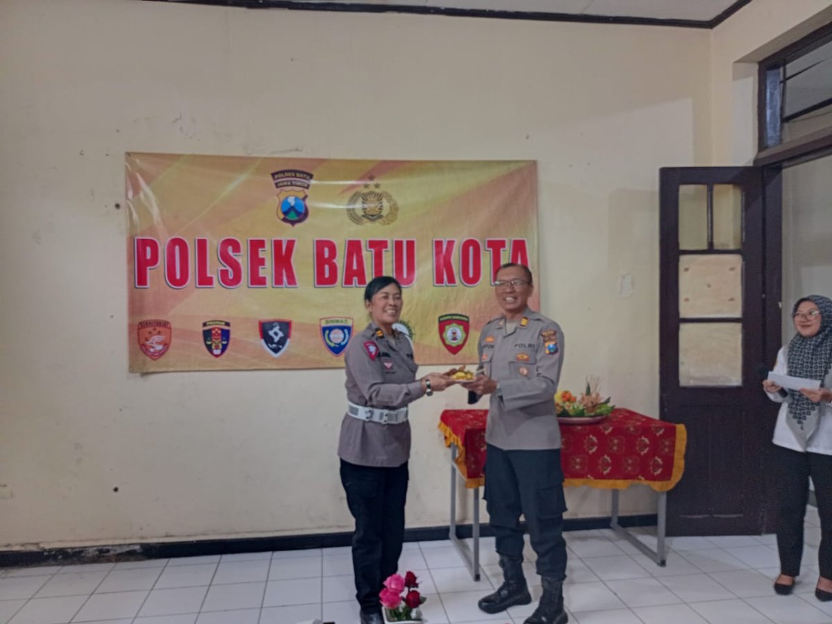 Syukuran Pamit Kenal Kapolsek Batu Digelar Secara Sederhana dan Penuh Makna