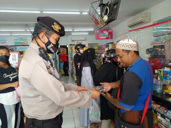 Antisipasi Penyebaran Varian Baru Covid-19, Polres Batu Gelar Operasi Yustisi