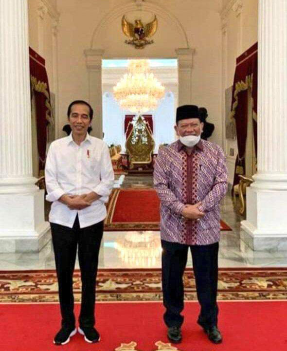 Satu jam di Istana, LaNyalla sampaikan ketahanan pangan hingga penguatan DPD RI