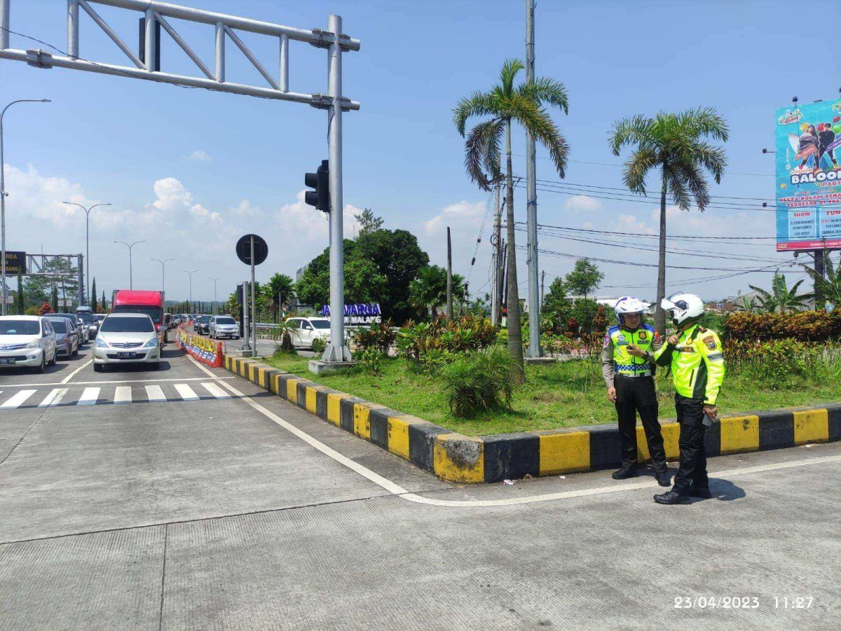 Satlantas Polresta Malang Kota Siapkan Antisipasi Peningkatan Volume Kendaraan