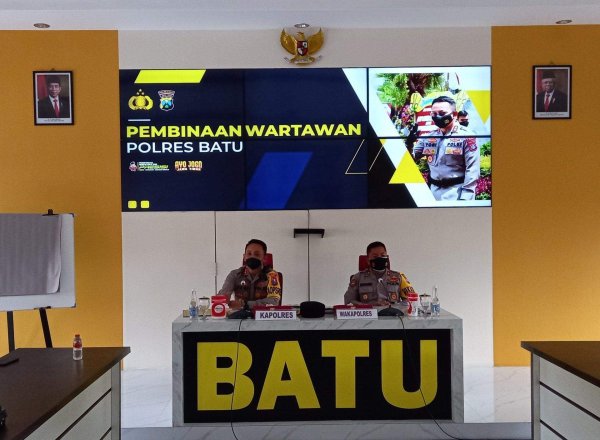 Penanganan Covid-19, Kapolres Batu Ajak Kolaborasi Wartawan
