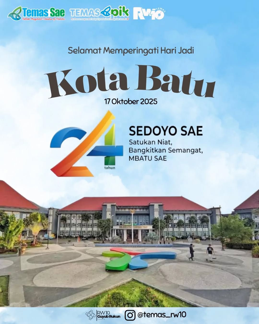 Iklan Ucapan Hari Jadi Kota Batu ke-24