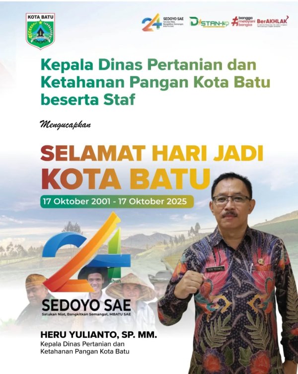 Iklan Ucapan Hari Jadi Kota Batu ke-24