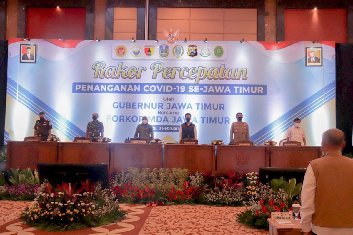 Rakor Percepatan Penanganan Covid-19, Kapolda Jatim Beri Arahan Kapolres Jajaran Informasikan Pada Wartawan