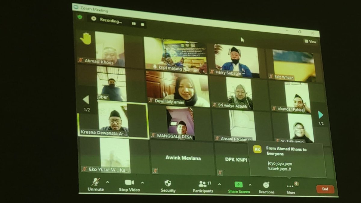 HUT ke 48, DPD KNPI Kabupaten Malang Peringati Secara Daring