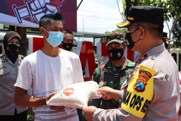 Percepat Herd Imunity, Polres Batu Gelar Vaksinasi Merdeka di Dua Tempat