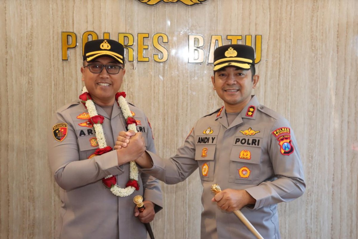 Gantikan AKBP Andi Yudha Pranata, AKBP Aris Purwanto Resmi Jabat Kapolres Batu