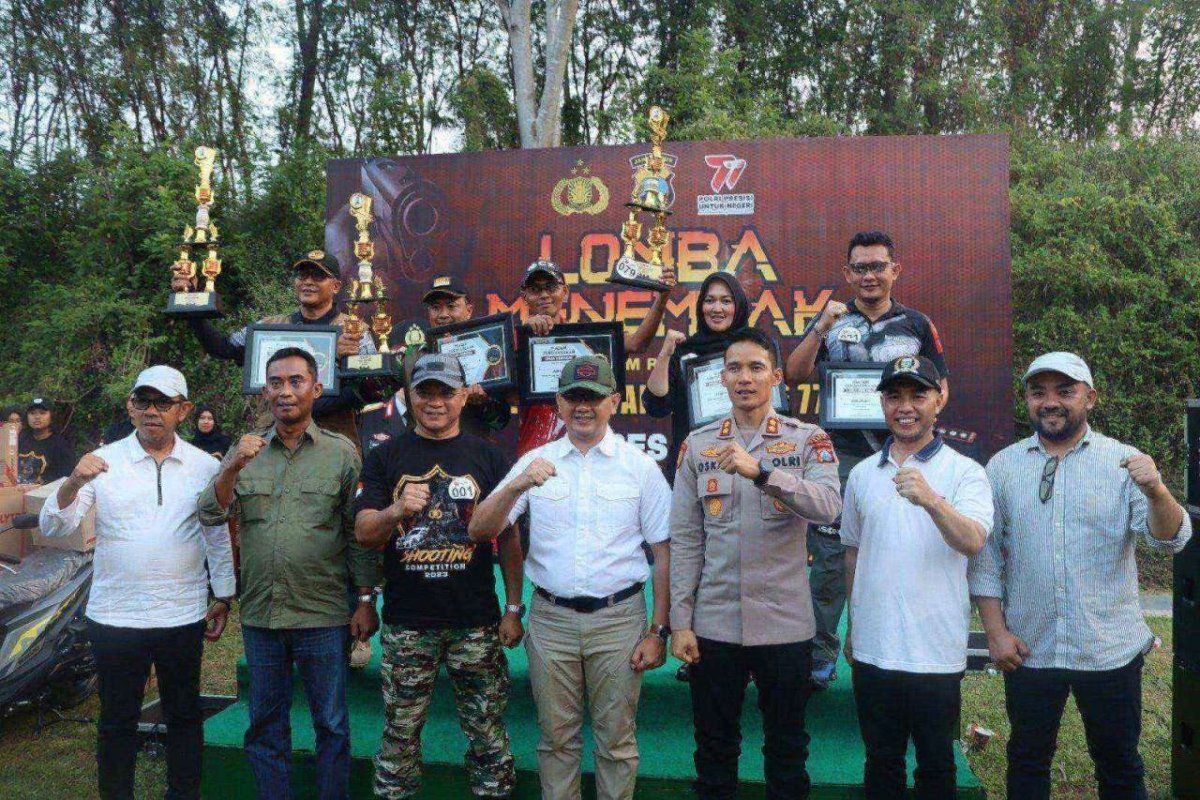 Peringati Hari Bhayangkara ke-77, Polres Batu Gelar Lomba Menembak di Pusdik Arhanud