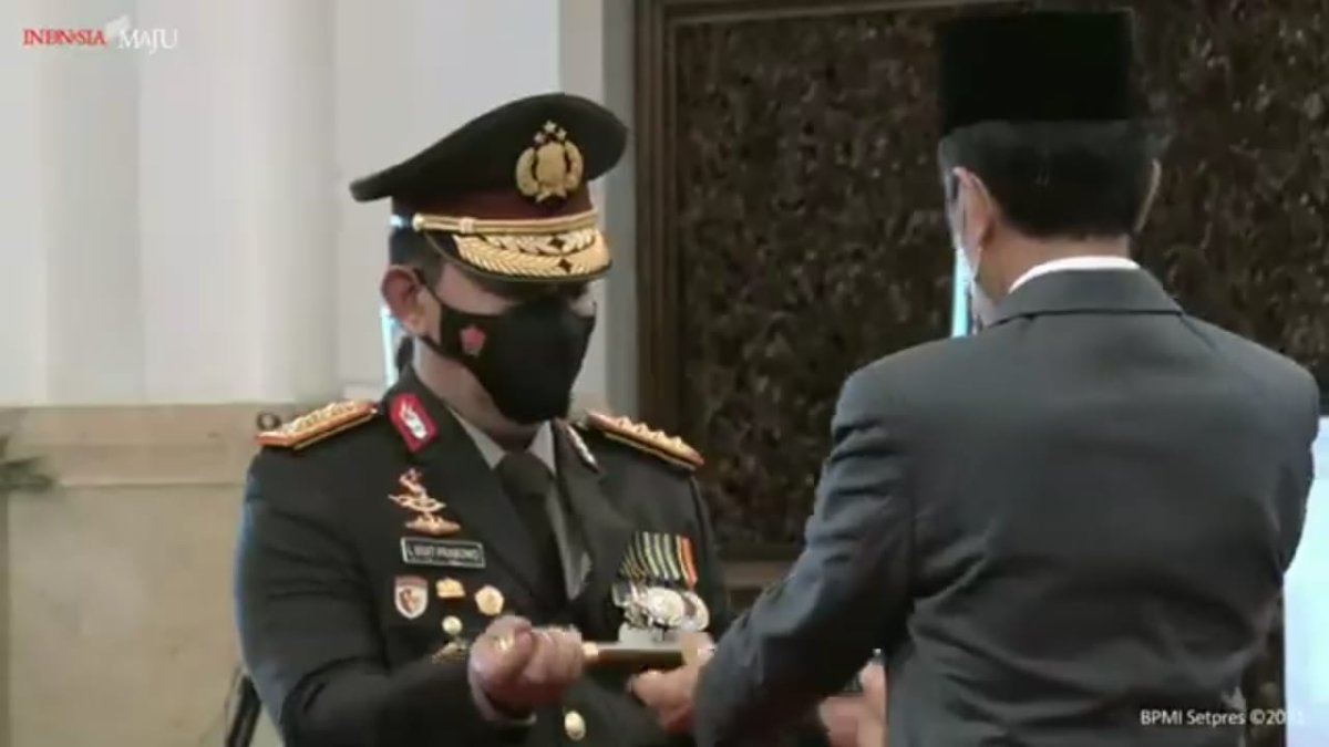 Komjen Pol Listyo Sigit Prabowo Resmi Jadi Kapolri