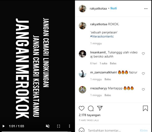 Akademisi Sebut Literasi Pengendalian Tembakau di Mahasiswa Strategis, dan Perlu Dilanjutkan