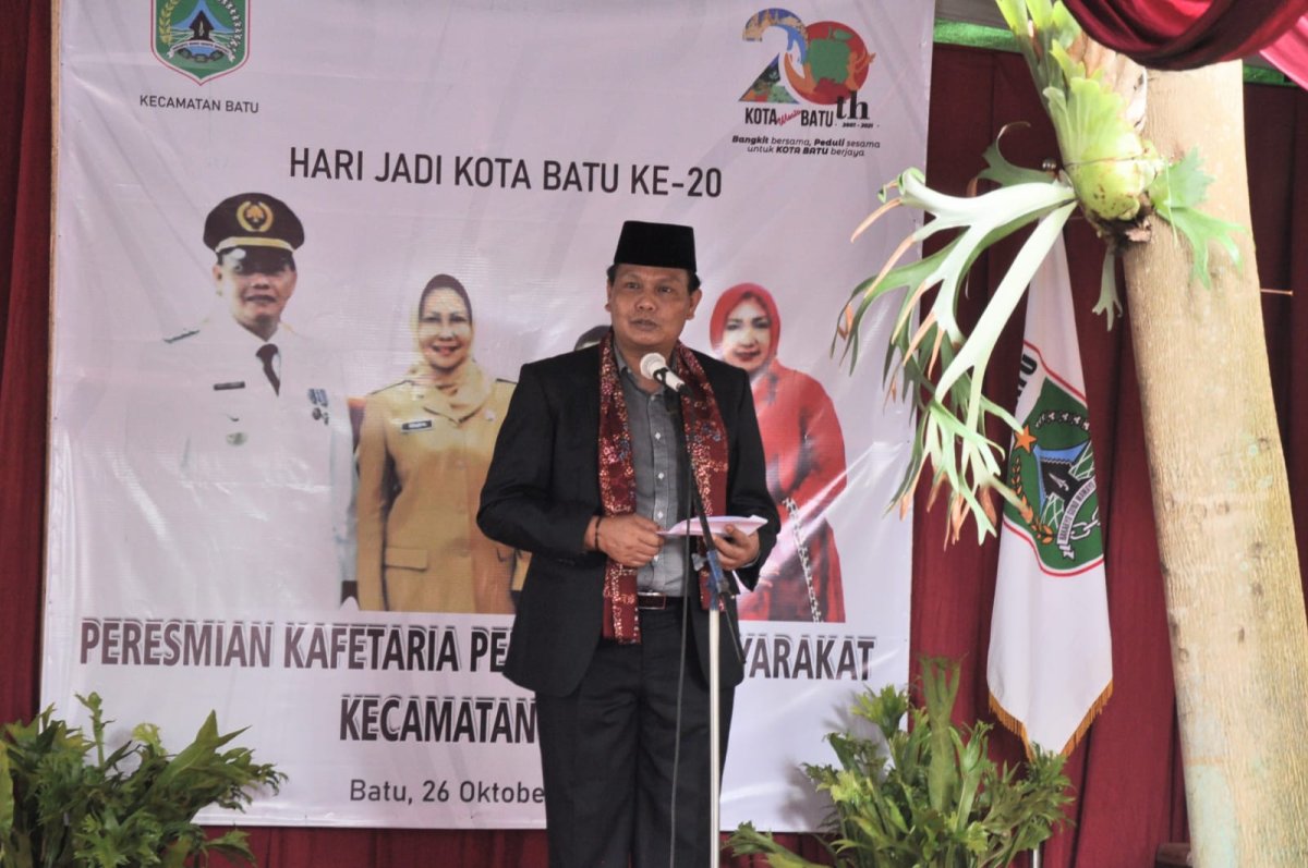 Peresmian Kafetaria, Camat Batu: Wujud Pelayanan Masyarakat Secara Profesional