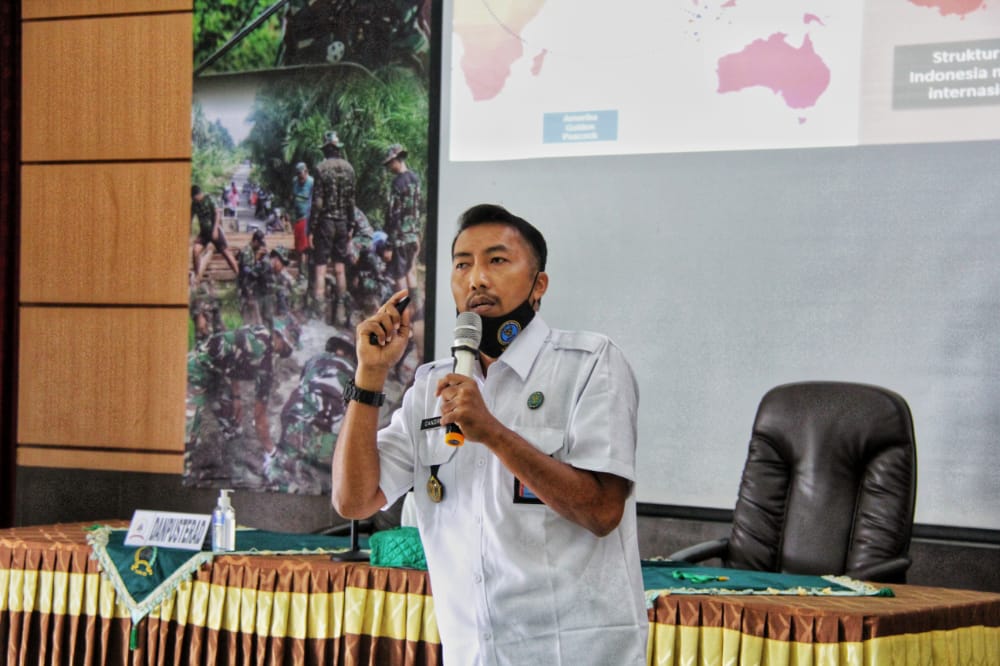 BNN Kabupaten Malang Sampaikan P4GN di Apel Danramil