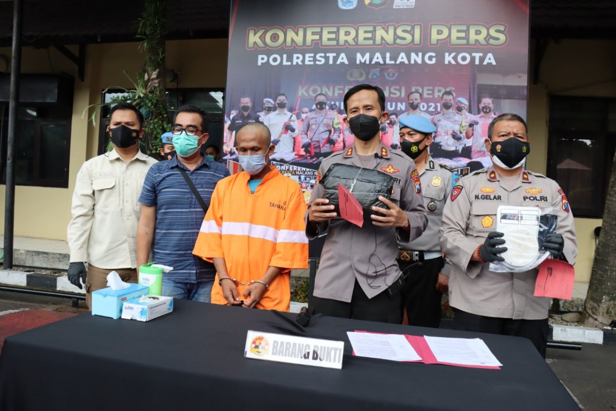 Polsek Sukun Berhasil Gagalkan Peredaran Narkotika Jenis Ganja