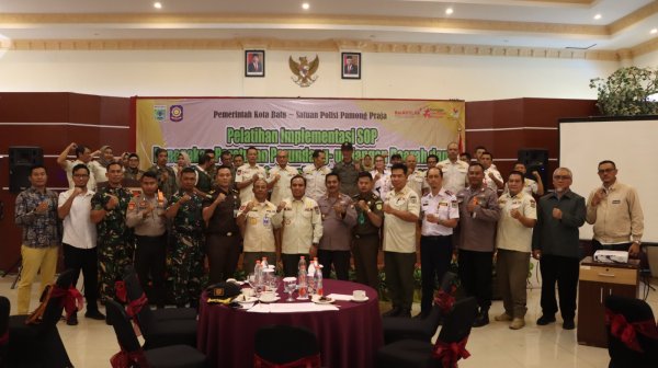 Demi Jaga Stabilitas dan Keindahan Kota, Satpol PP Pemkot Batu Gelar Pelatihan dan Operasi Gabungan