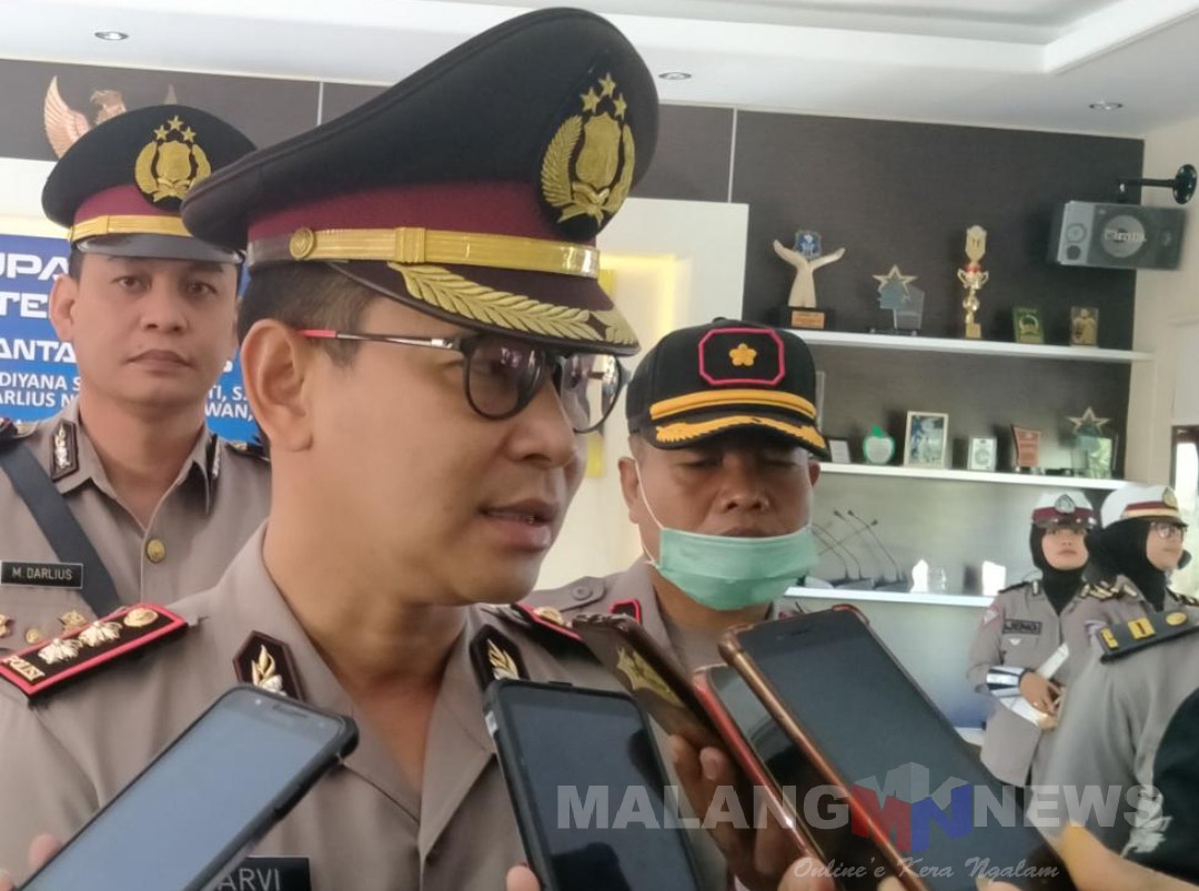 Cegah Penyebaran Covid-19, Polres Batu Terapkan Social Distancing