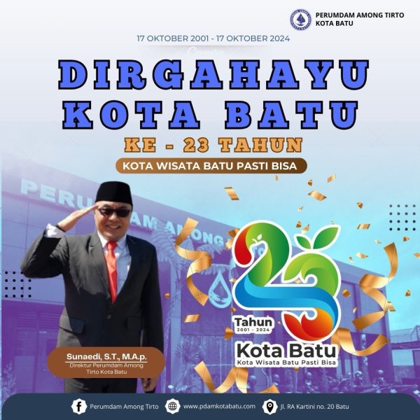 Iklan Ucapan Hari Jadi Kota Batu ke-23