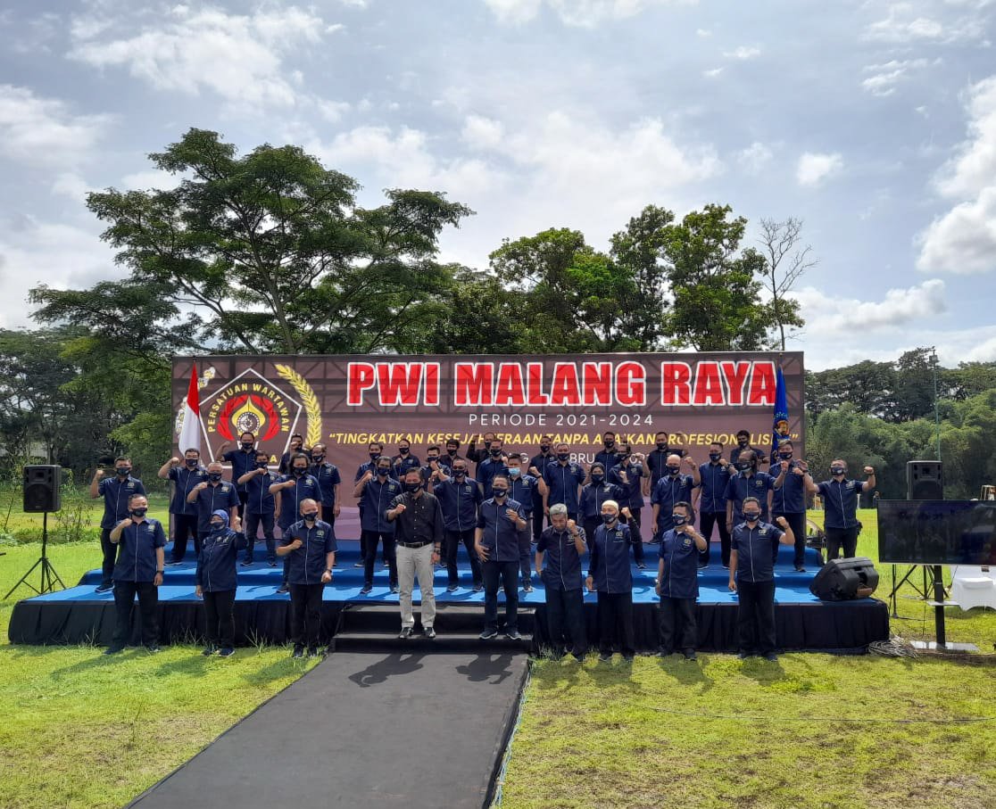 Pengurus PWI Malang Raya Periode 2021 – 2024, Resmi Dilantik