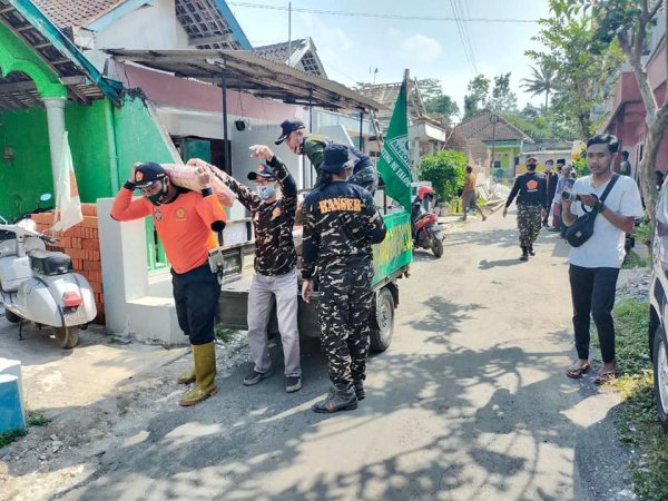 Bantu Korban Bencana Gempa, Satgas NU Turen Gelar Aksi Peduli