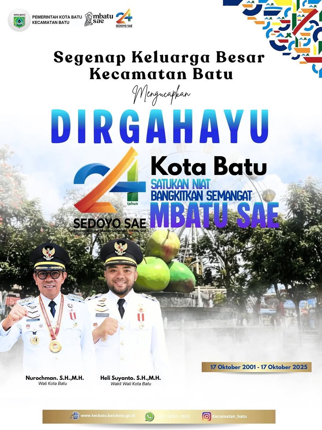 Iklan Ucapan Hari Jadi Kota Batu ke-24