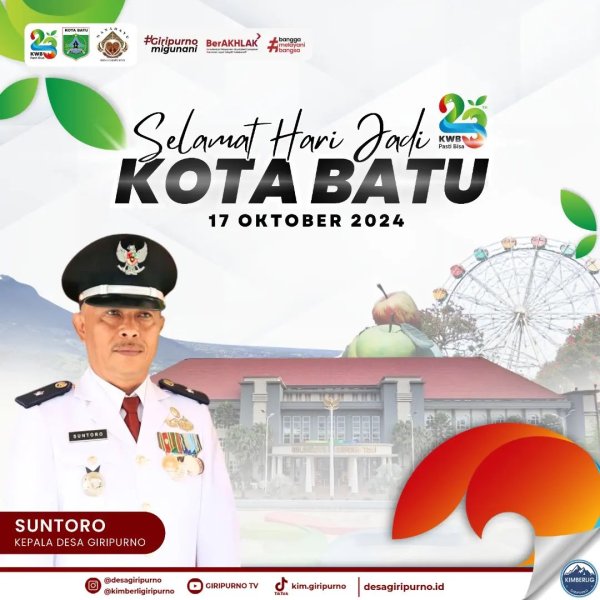 Iklan Ucapan Hari Jadi Kota Batu ke-23