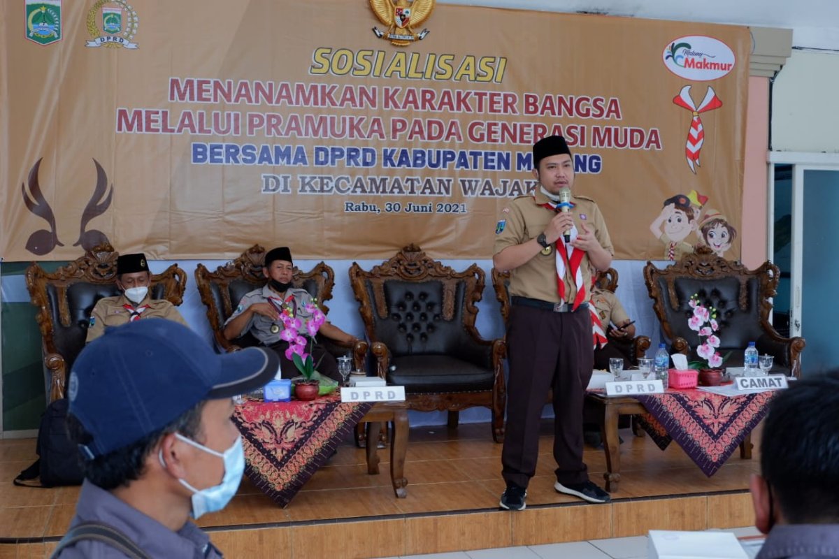 Hadiri Giat Pramuka di Wajak, Kakak Pasha Beri Apresiasi