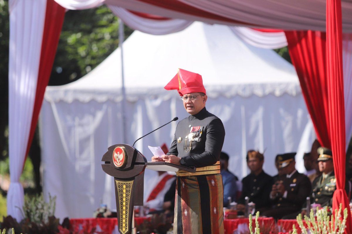 Upacara Peringati Hari Lahir Pancasila, Pj. Wali Kota Aries: Momen Tepat Refleksi Penguatan Kesatuan dan Persatuan Bangsa