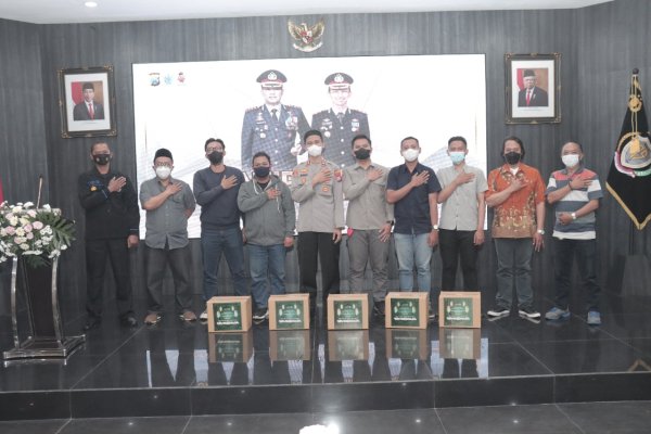 Jalin Kerjasama, Polresta Malang Kota Gelar PIRAMIDA Bersama Wartawan