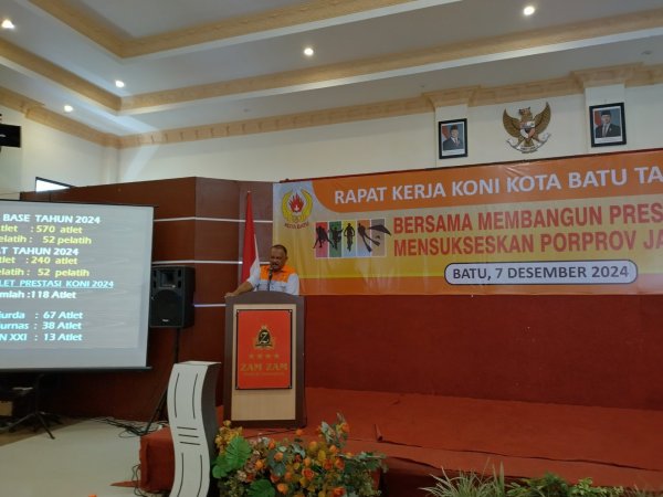 KONI Kota Batu Gelar Raker, Momentum Percepat Raih Sukses Porprov Jatim 2025