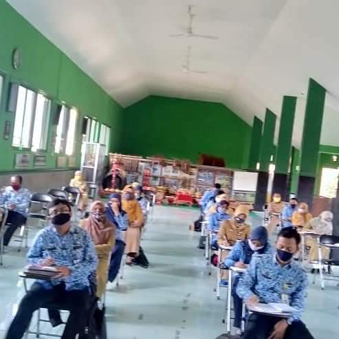 SDN Kauman 1 Kota Malang, Gelar Workshop dengan Protokol Kesehatan