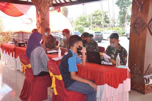 Tekan Penyebaran Covid-19, Kodim 0818 Malang-Batu Kembali Gelar Vaksinasi