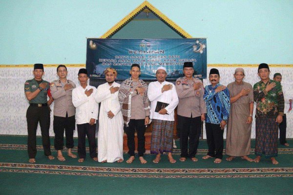 Kapolres Batu AKBP Oskar Gelar Safari Ramadhan