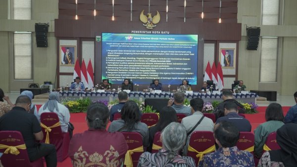 Press Conference Forkopimda Kota Batu, Perjalanan Perkembangan di 2024 dan Harapan 2025