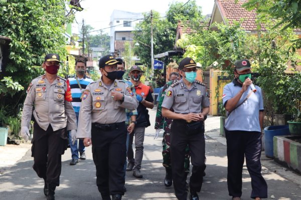 Polda Jatim Kunjungi Kampung Tangguh Mandiri di Kota Malang