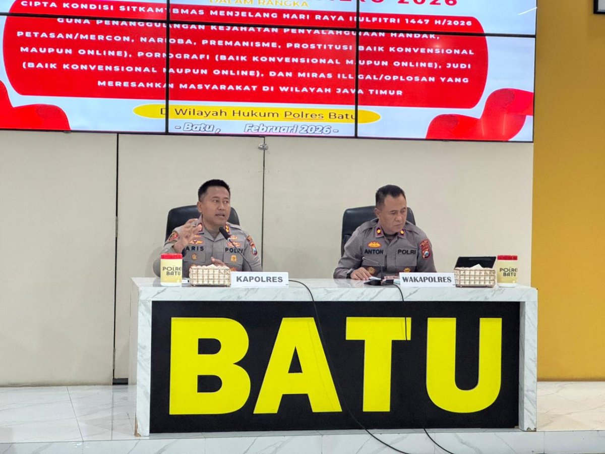 Polres Batu Gelar Latihan Pra Ops Pekat Semeru 2026, Wujud Kesiapan dan Pemantapan Strategi