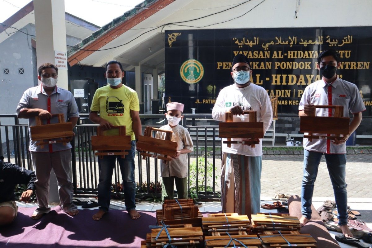 HRC Malang Raya, Berikan Bantuan Sembako ke Ponpes Al-Hidayah Kota Batu