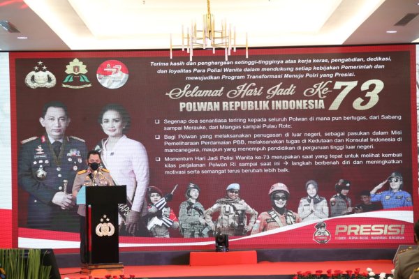 Hari Jadi ke-73 Polwan RI, Kapolri: Jadilah Srikandi Polri yang Membawa Harum Nama Institusi