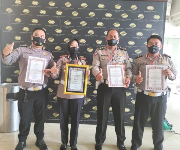 Satlantas Polres Batu Raih Penghargaan ETLE Nasional dan ETLE Mobil