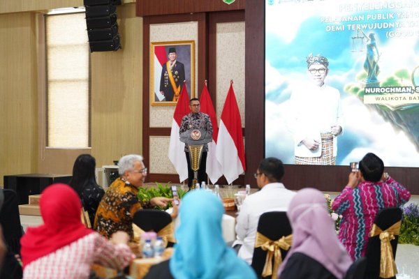 Demi Tercapainya Good Governance, Wali Kota Batu, Nurochman Buka Rakor Pelayanan Publik Berkualitas, Transparan dan Akuntabel