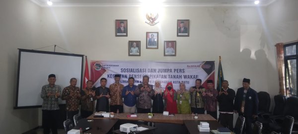 BPN Batu Gelar Sosialisasi dan Jumpa Pers Program Percepatan Pensertipikatan Tanah Wakaf