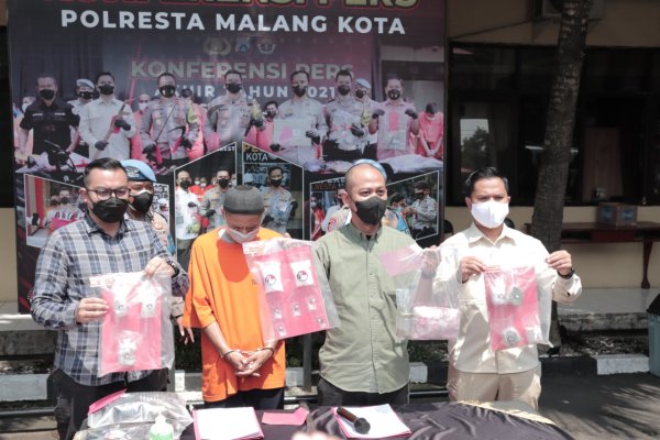Satresnarkoba Polresta Malang Kota, Kembali Bekuk Pengedar Narkoba