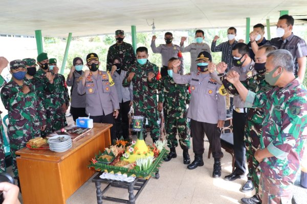 HUT ke-72 Kodam V Brawijaya, Kapolres Batu Berikan Surprise