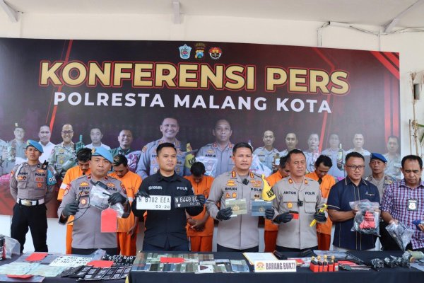 Polsek Lowokwaru, Polresta Malang Kota Berhasil Ungkap Sindikat Curanmor yang Ubah Nomor Rangka dan Mesin